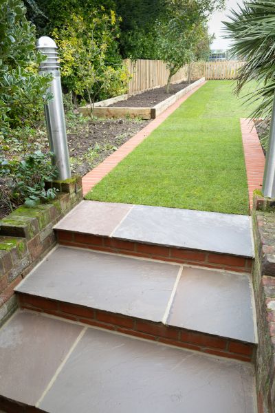 Backyard Steps Installation in Newport Beach