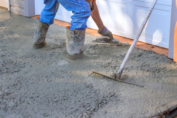 Driveway Slab Construction in Newport Beach