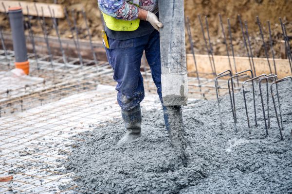 Cabin Foundation Pouring in Newport Beach